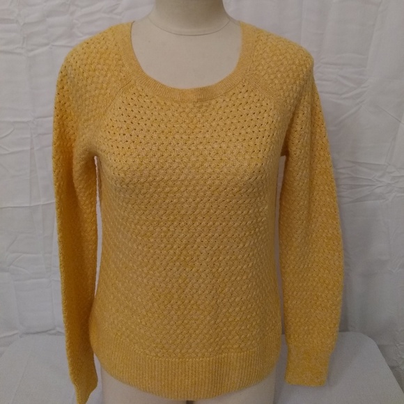 American Eagle Outfitters Sweaters - Isle Ladies Yellow Jumper Knit Wear Spring Fashion